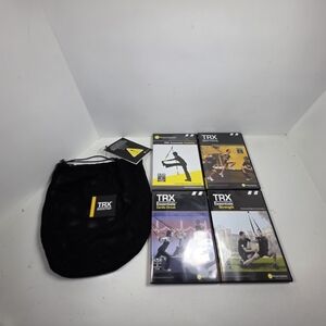 TRX Essentials Cardio Circuit Workout Guide & DVD - Black Orange
